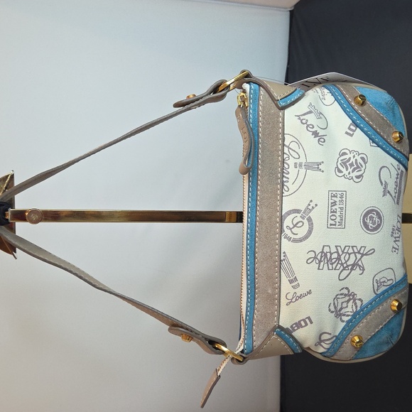 Loewe Handbags - LOEWE 2006 Limited Edition  160th Aniversario Shoulder Bag suede/canvas Rare